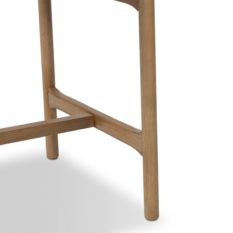 Baden Stool, Bar Stool (30" Seat Height), Antwerp Cafe/Line Blend, Toasted Ash