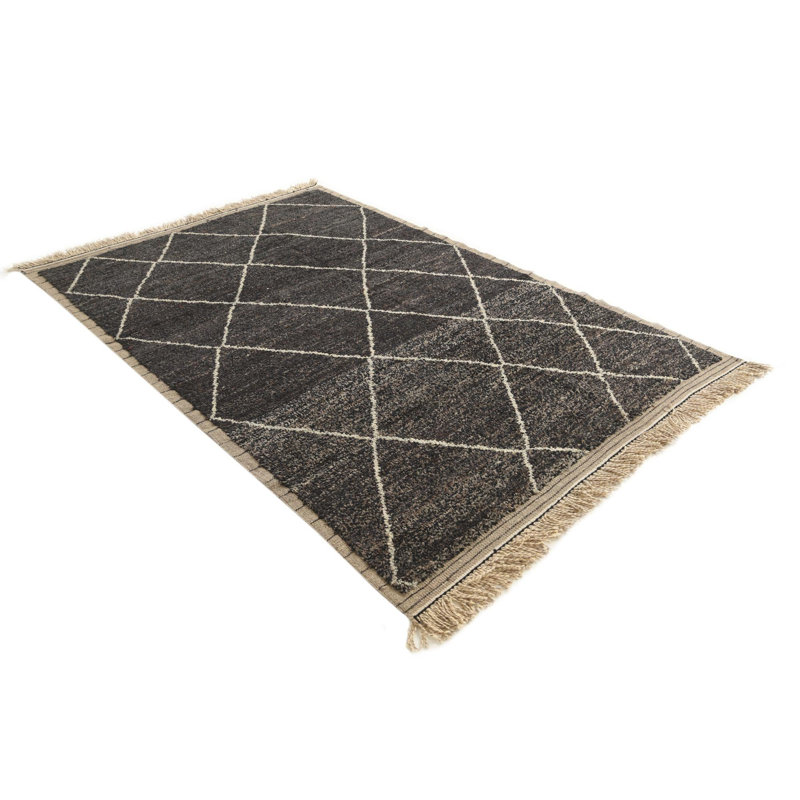 Tapis noir 6 x 9 Pinson