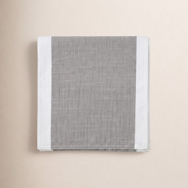 Crisanta Table Runner, Gray, 72" x 16"