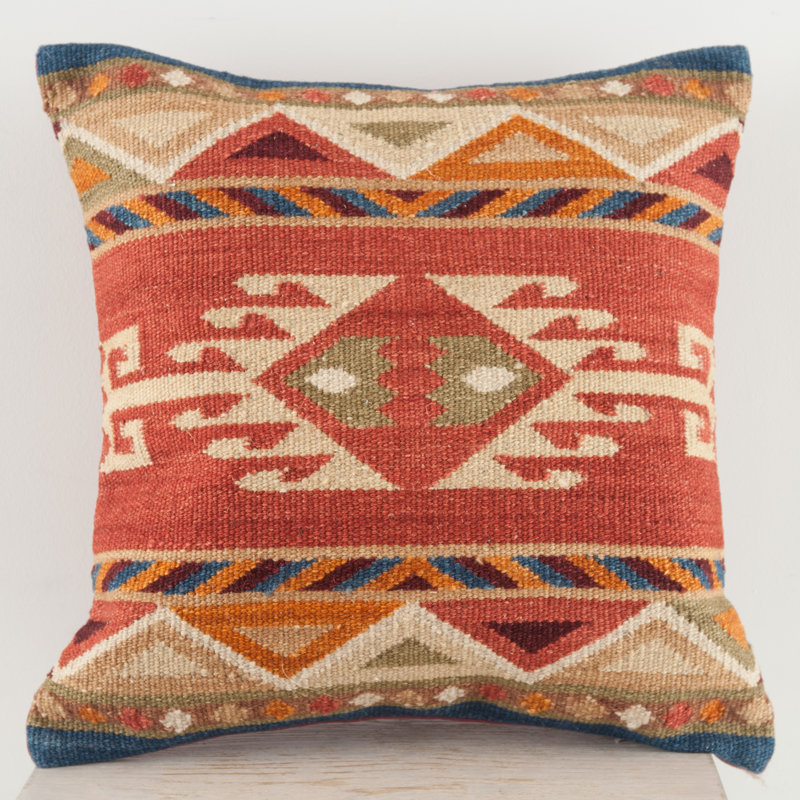 Lodge Wool Throw Pillow, Large