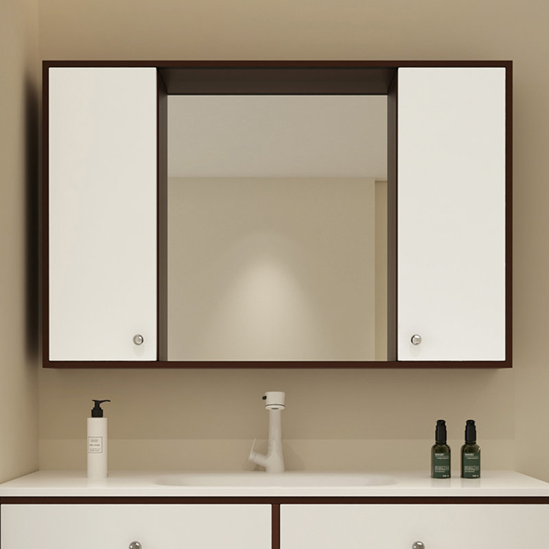 Retro style simple bathroom cabinet