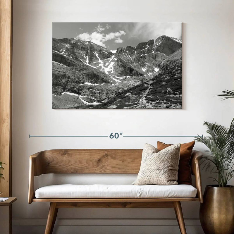 Montagnes Rocheuses d'Alvord - monochrome