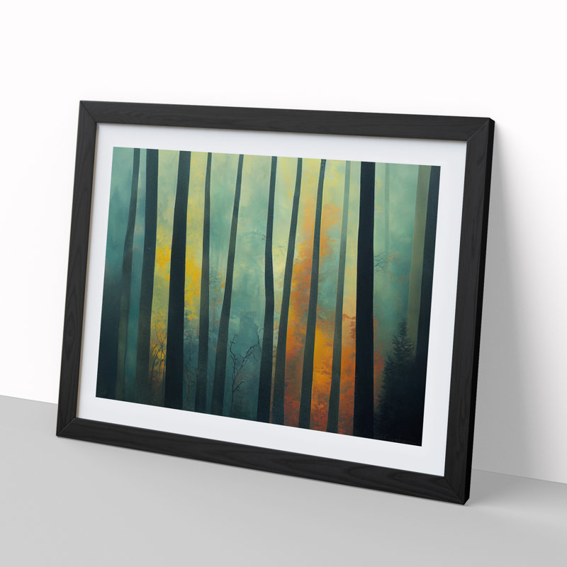 Grand Forest - Print, Black, 46cm H x 64cm W