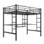 Lit mezzanine avec bureau et tablette