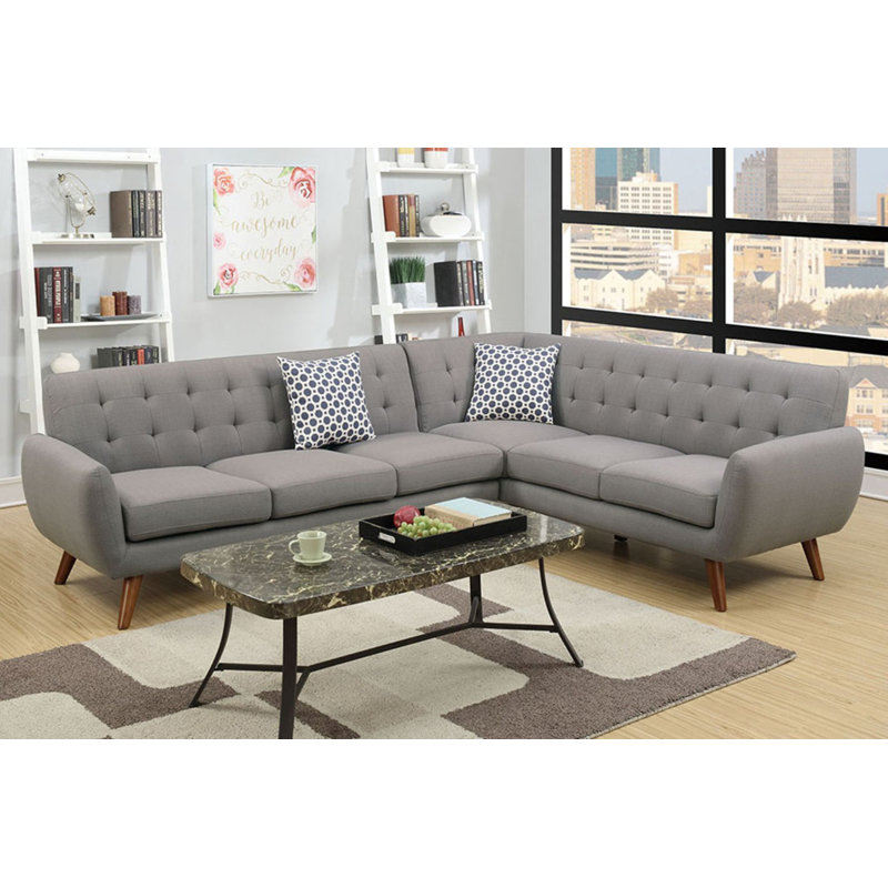 Koetke Upholstered L-Shaped Sectional Right Hand Facing