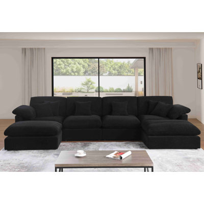 6 - Piece Chenille Sectional