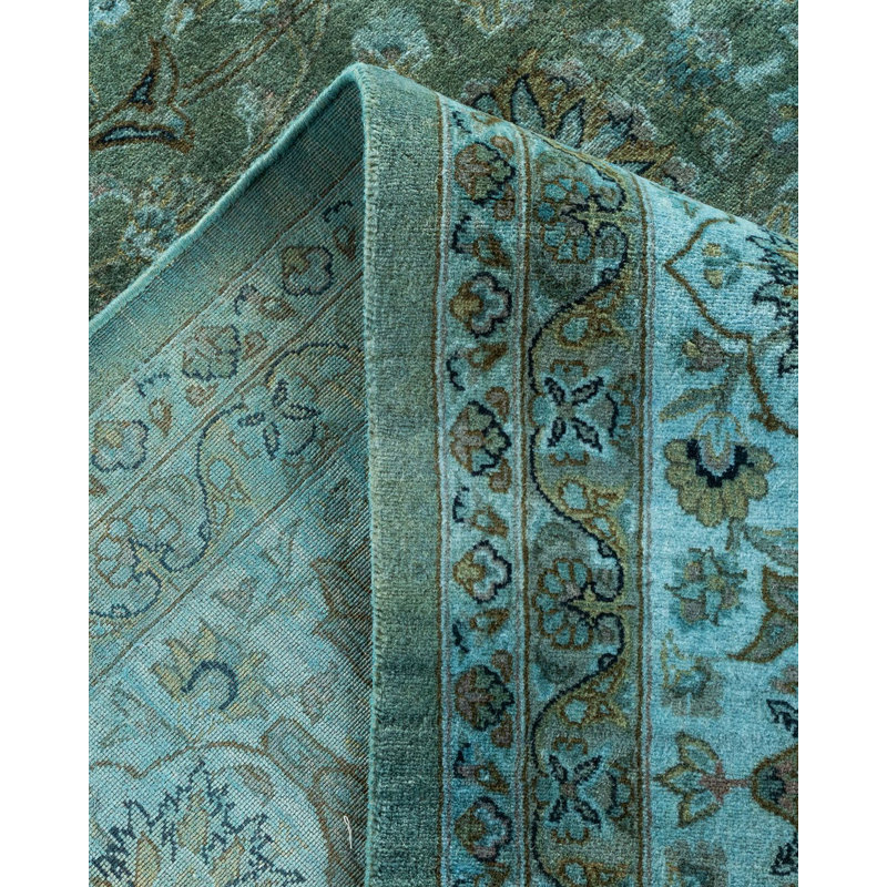 Fine Vibrance One-of-a-Kind 9' 2" X 11' 10" Hand Knotted Area Rug