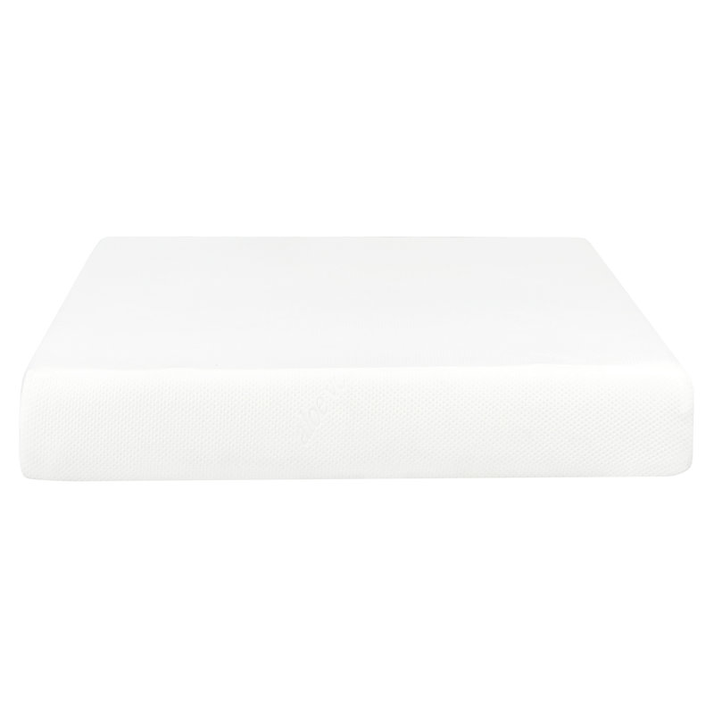 Matelas très grand en gel de 10 po de taille moyenne - Housse respirante en aloès, favorisant un sommeil profond et relaxant, une housse épaisse, une housse blanche, améliore la protection anti-oxydante pendant
