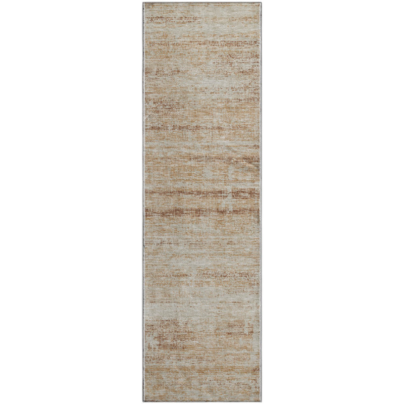 Premium Machine Washable Gerardo Copper Rug, Runner 2'3" x 7'6"