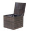 Ensemble de canapé de patio modulaire en osier avec meubles de rangement (canapé de patio)