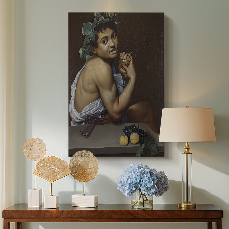 «Young Sick Bacchus», toile tendue par Caravaggio, 24 po x 36 po