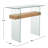Kayley 39.4'' Glass Top Console Table-607793749