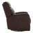 Louisa Genuine Leather Swivel Glider Power Recliner-101370428