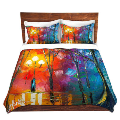 Ensemble de housse de couette rainy rendezvous