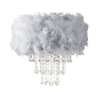 32cm Silk Drum Pendant Shade