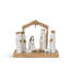 Nativity Scene Carved Wooden Sculpture