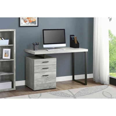 Computer Desk, Home Office, Laptop, Left, Right Set-Up, Storage Drawers, 48"L, Work, Contemporary, Modern by Lark Manor