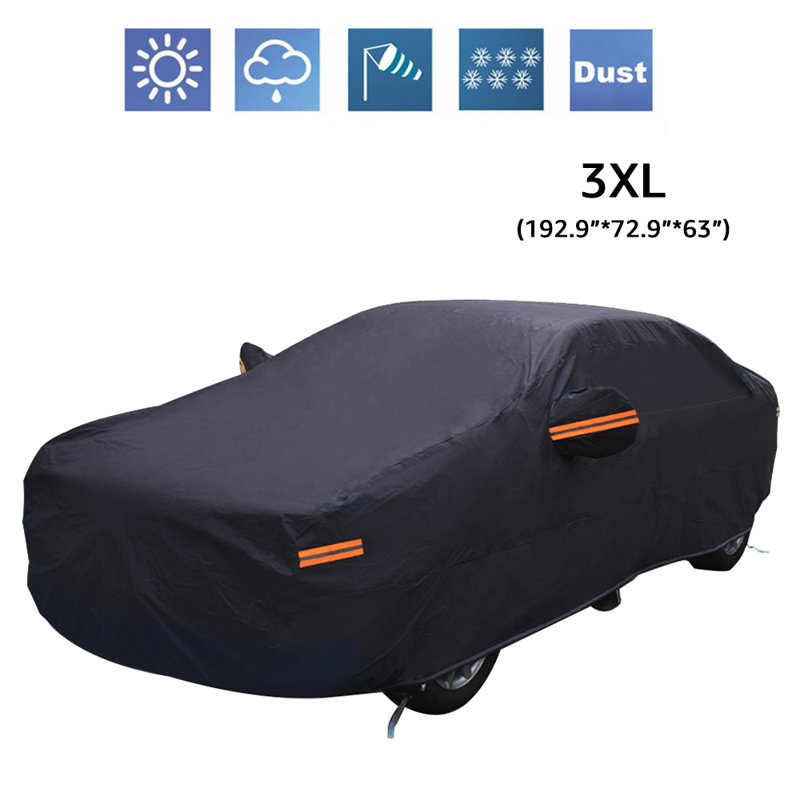 Housse élastique pour voiture par ANMINY, Bleu foncé