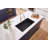 Ruvati 32 x 19 inch epiGranite Undermount Granite Composite Quartz Single Bowl Kitchen Sink - Midnight Black --36823462
