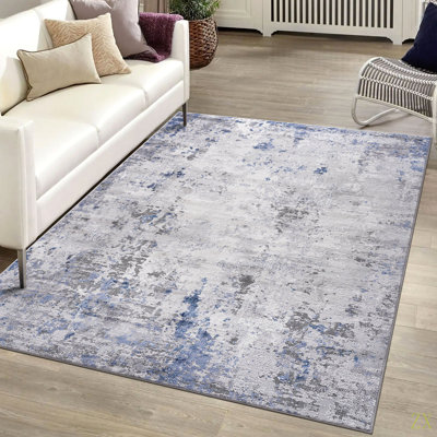 Collection 5X7 /Abstract Non-Shedding Living Room Bedroom Dining Home Office Stylish And Stain Resistant Area Rug
