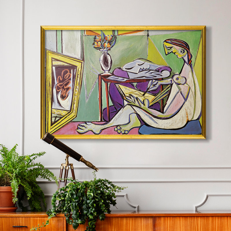 La Muse, 1935 - Pablo Picasso - Toile encadrée sur mesure, Dimensions intérieures 24 po x 34 po, Toile avec cadre