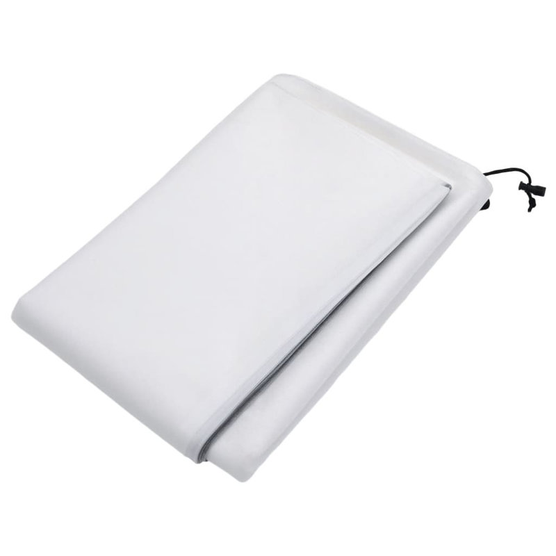 Binnie Plant Fleece Cover, 200cm H x 236cm W, White