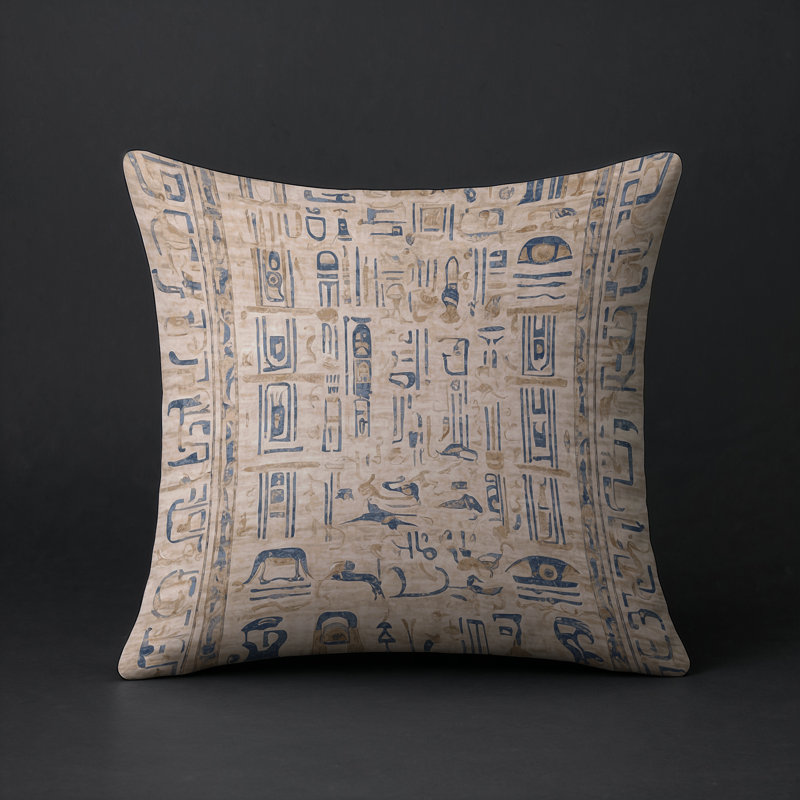 Coussin décoratif intérieur et extérieur Modern, Carré 16 po, Gris abstrait 10