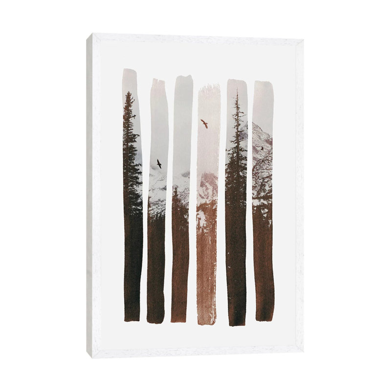 Into The Wild by Andreas Lie - Print on Canvas, 66.04 cm H x 45.72 cm W, White Framed Canvas
