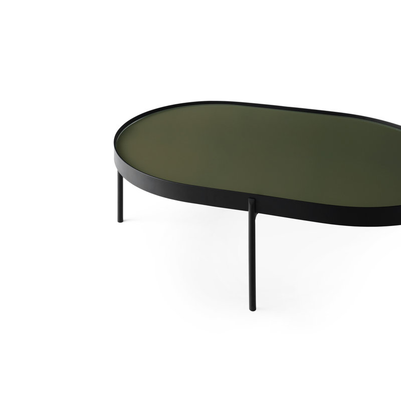 Norm Architects Coffee Table, 13.8" H x 38" L x 19.5" W, Brown