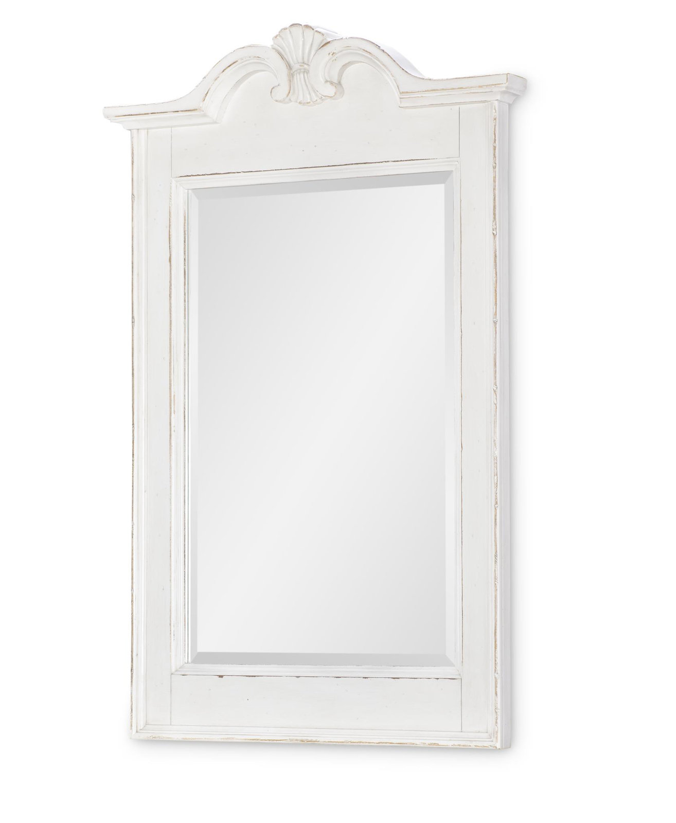 Country Living Scalloped Mirror, White