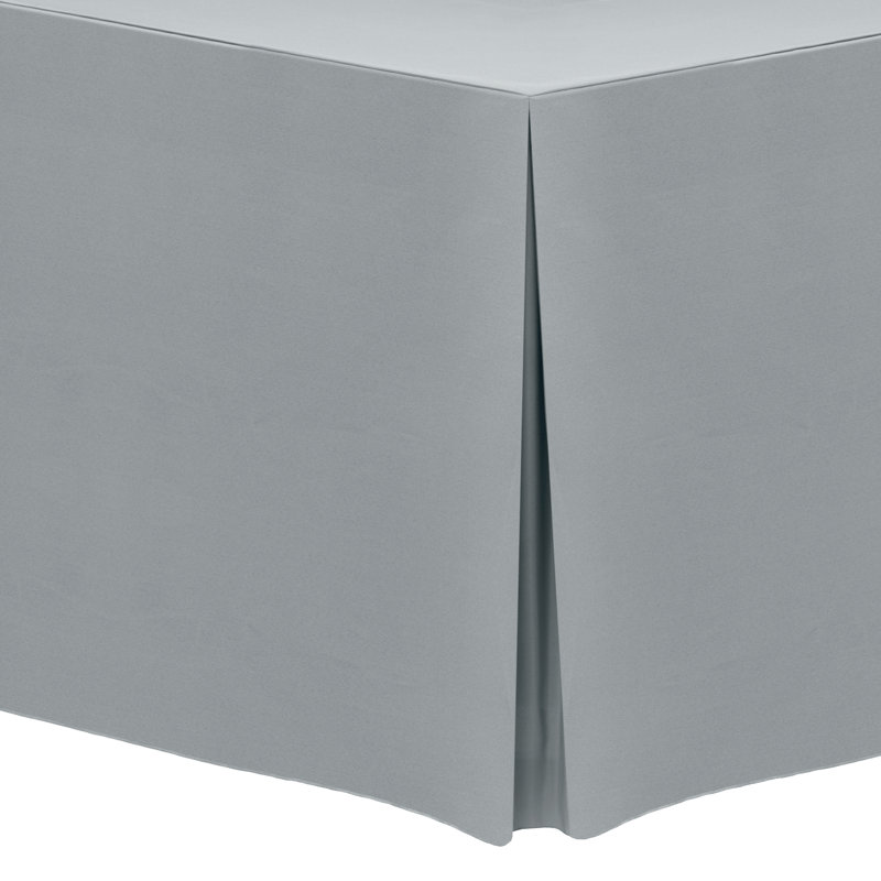 Solid Color Tablecloth, 18" x 48", 10, Silver