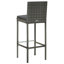 Ensemble de table de bar et tabourets avec coussins en rotin-749857600
