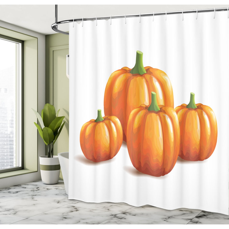 Ensemble de rideau de douche et crochets Autumn, H 84 po x l 69 po