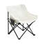 2 chaises de camping d'extérieur pliables / portatives, sac de transport, beige-686458747