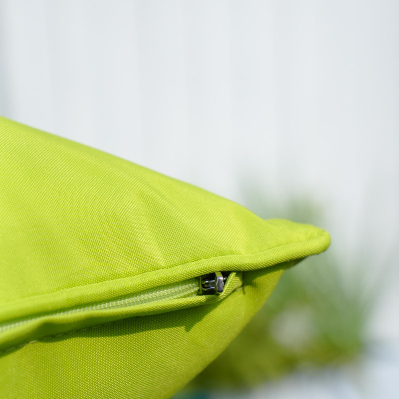 Coussin intérieur / extérieur réversible (ensemble de 2), Vert