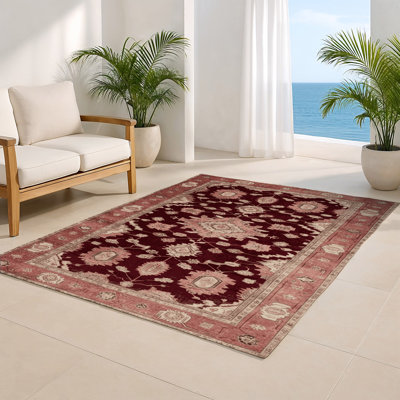 Tapis intérieur et extérieur brun Overdyed