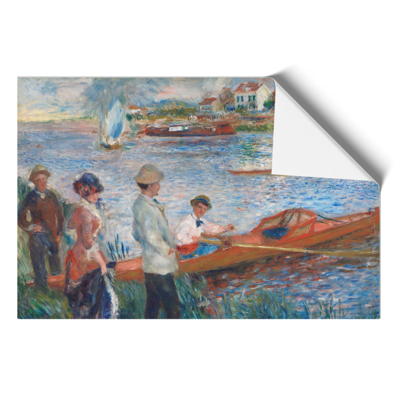 Oarsmen At Chatou by Pierre-Auguste Renoir - No Frame Painting, 30cm H x 42cm W x 0.1cm D
