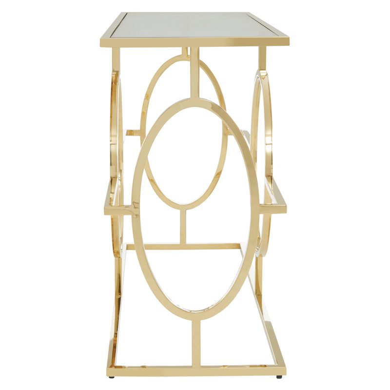 Palmilla 120cm Glass Top Console Table