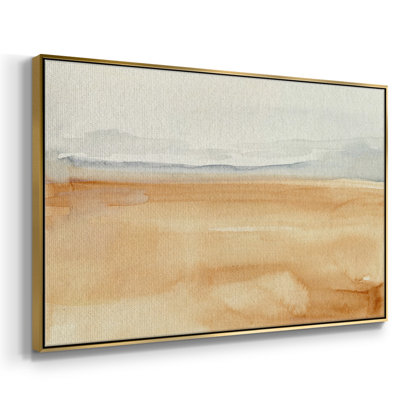 " Ash Blue Horizon I " Oil Print