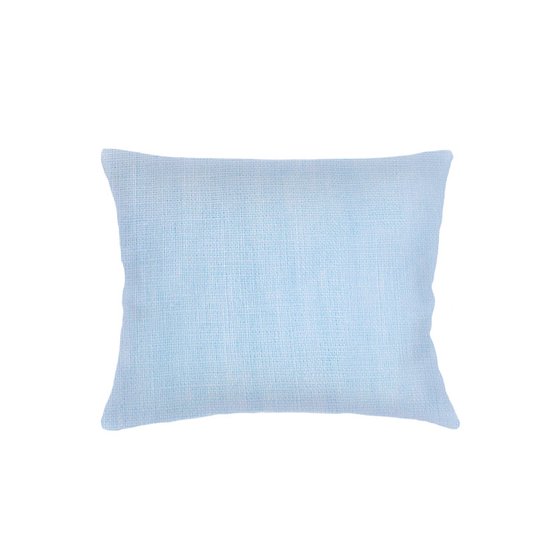 Oreiller en lin bleu clair 28x36, Light Blue