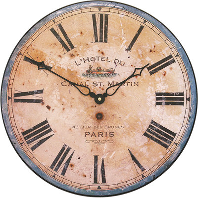 Mona Paris Hotel Wall Clock - 36cm