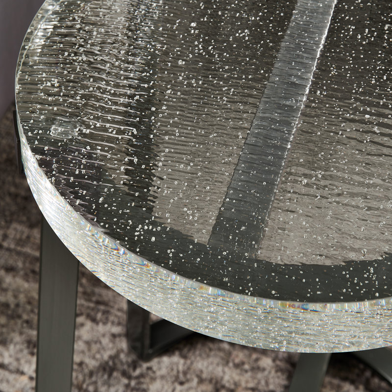 Table de bout Degolier, Gris