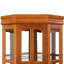 Corner Cabinet With 5 Shelves And , Oak Character 5-Shelf Lighting Flair-225013747
