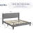 Platform Bed Frame With Upholstered Wingback Headboard, No Box Spring Needed-1598299910-1598299897
