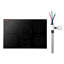 Plaque de cuisson à induction 36 pouces, 5 brûleurs, cuisinière électrique intégrée 220V 9200W, brûleur à induction pour la cuisine, avec 9 niveaux de puissance, écran tactile à DEL, surface en vitrocéramique, verrou pour enfant