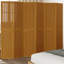 Aleinah 215cm W 6 - Panel Solid Wood Folding Room Divider-220551951