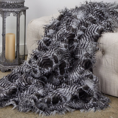 Porcupine Knitted Throw Blanket
