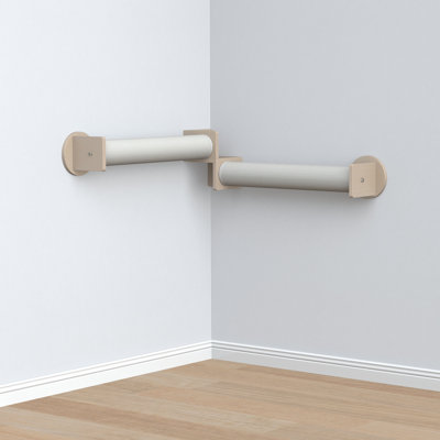 Trixie, ensemble mural 5, système d'escalade intérieur pour chat, 2 poteaux à griffer en sisal pour coins, rebords pour chat