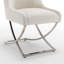 Chaise d'appoint rembourrée en velours Elian-101444862-122883345