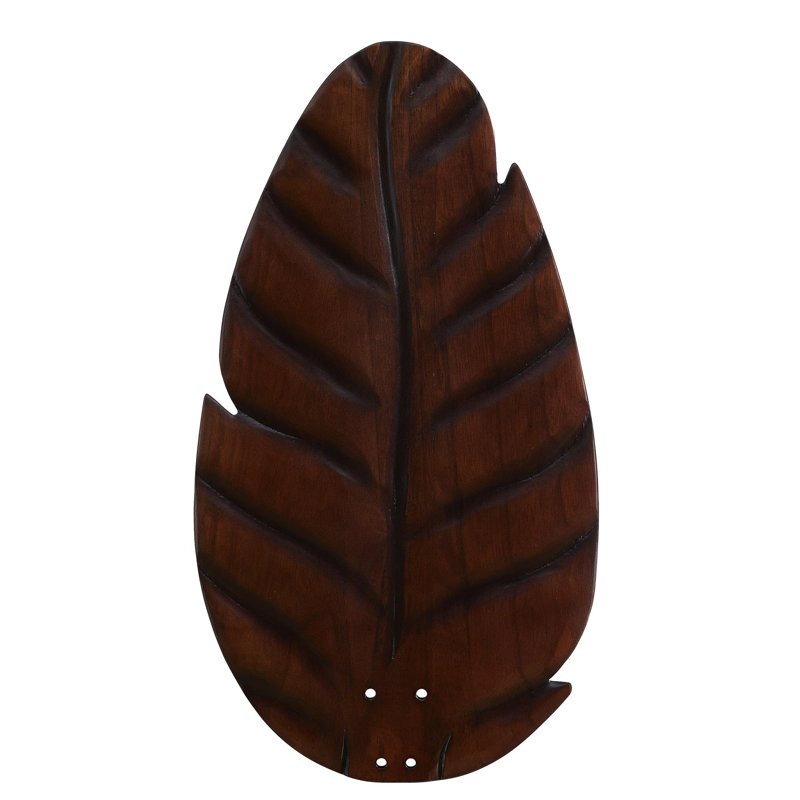Ceiling Fan Blade, 2.28" H x 60" W x 13.03" D, Dark Cherry